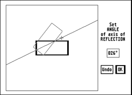 Setting the angle of reflection